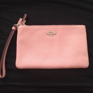 Pink Coach Wristlet